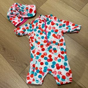 Joules girls swimsuit 12-18m